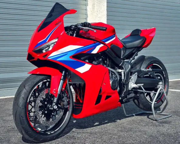 Amotopart 2024-2025 Honda CBR650RR Black Red Fairing Kit