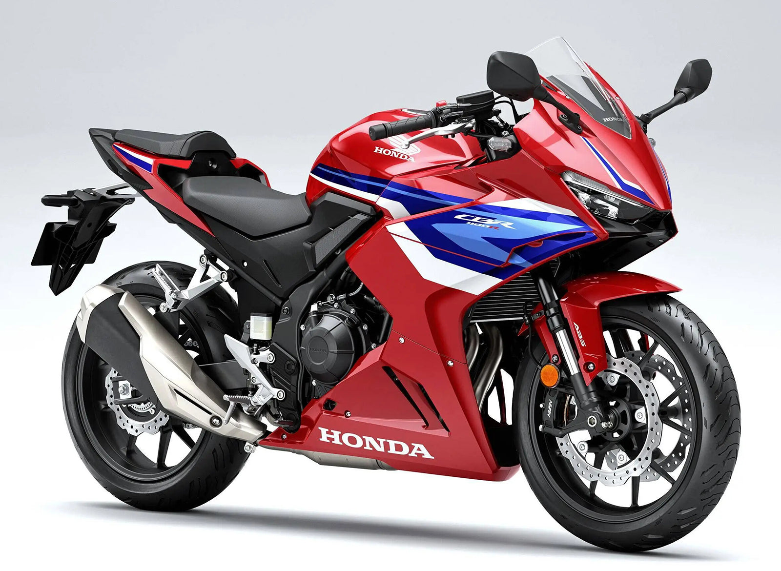 Amotopart 2024-2025 Honda CBR500R CBR400R Kit de carénage bleu rouge