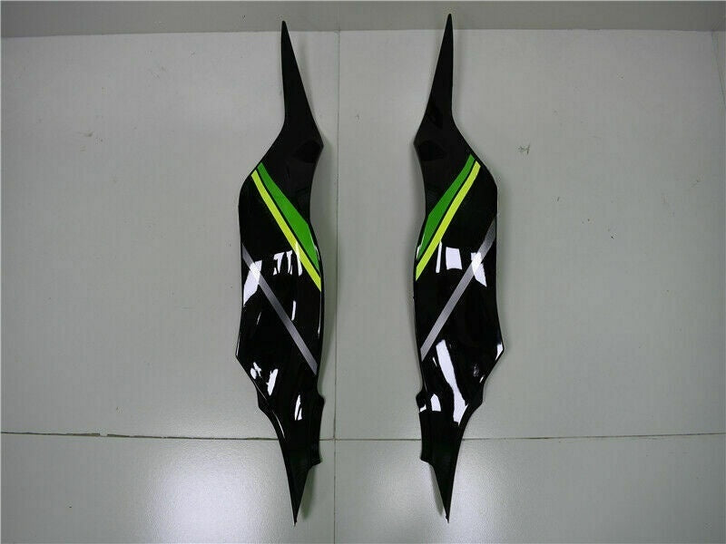 Amotopart 2013-2018 Kawasaki Zx6R フェアリング グリーン ブラック キット