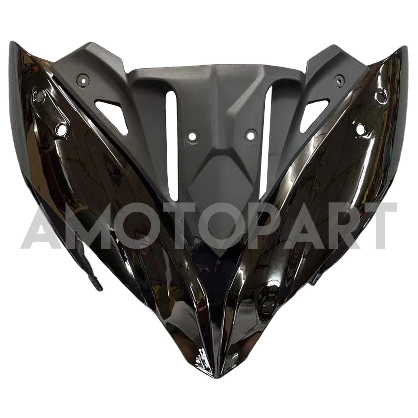 Amotopart Kawasaki Ninja 650 EX650 2017-2019 Carenado negro brillante