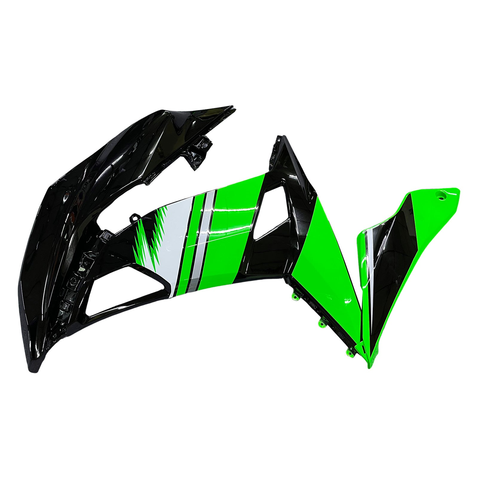 Amotopart 2017-2019 Kawasaki Ninja 650 EX650 Kit de carenado verde