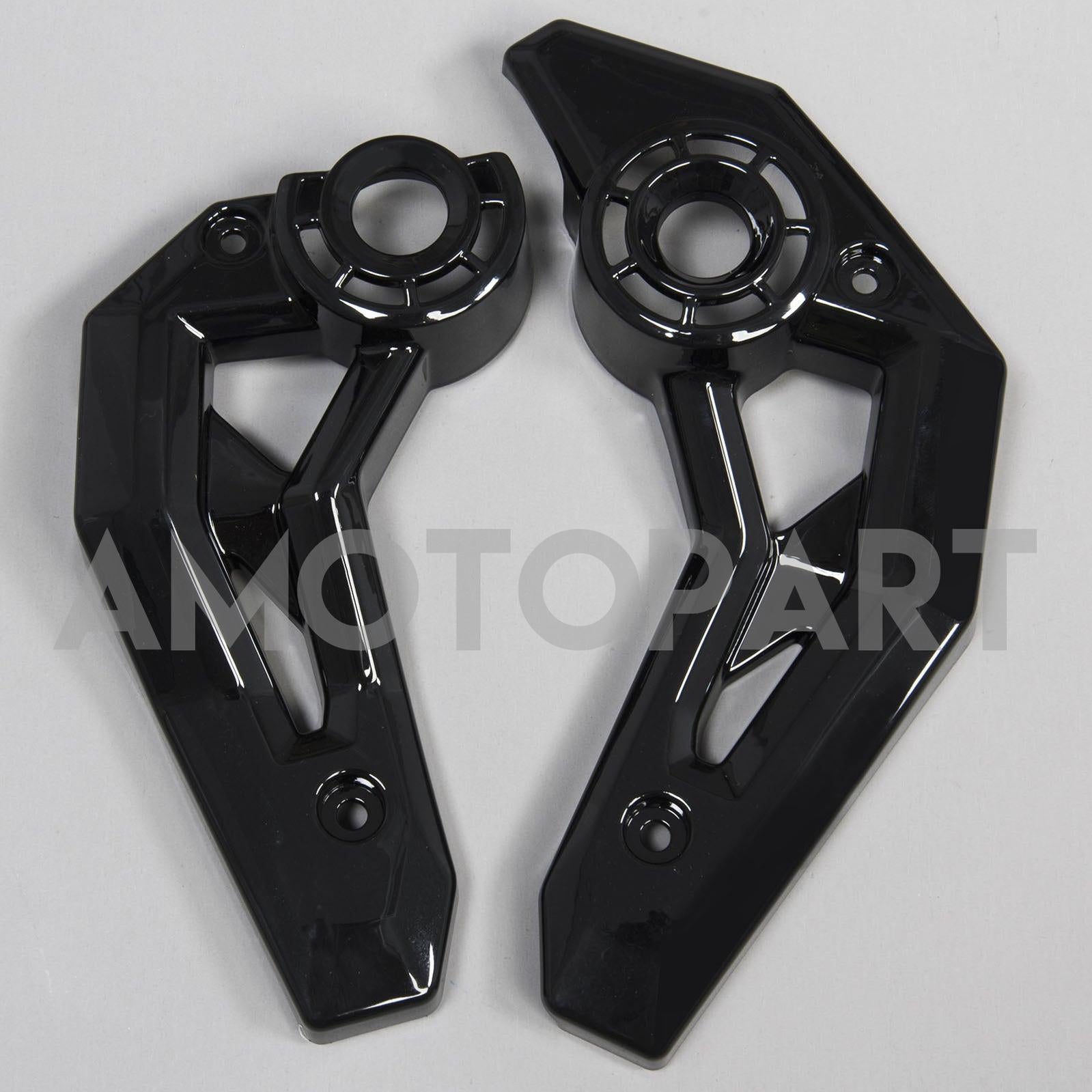 Amotopart 2017-2019 Kawasaki Z650 Black Fairring Kit