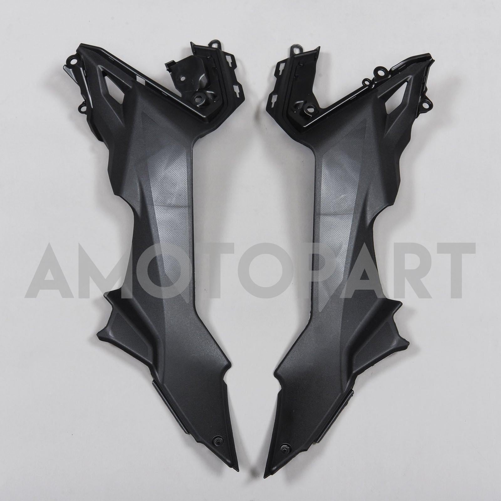 Amotopart 2017-2019 Kawasaki Z650 Black Fairring Kit
