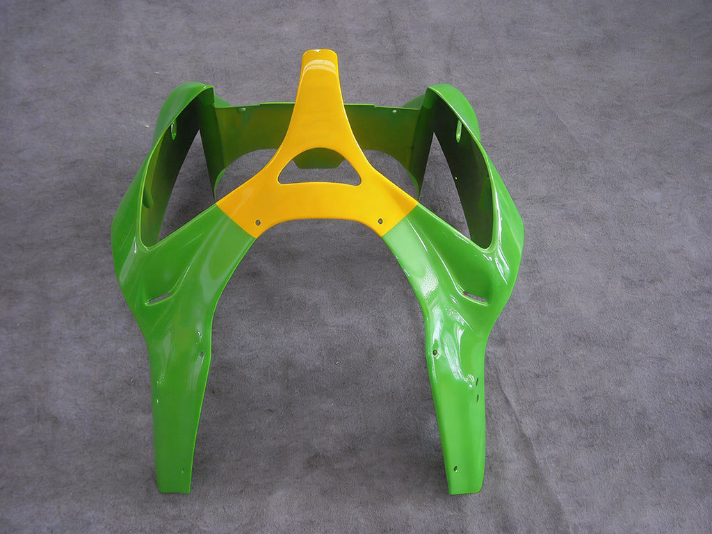 Amotopart Kawasaki 2000-2002 ZX6R 636 & 2005-2008 ZZR600 Green Fairing Kit
