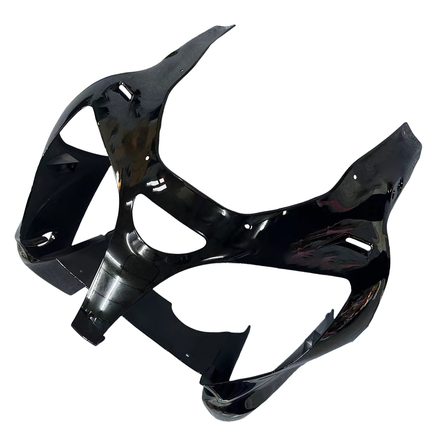 Amotopart Kawasaki 2000-2002 Zx6R 636/ZZR600 2005-2008 フェアリング ブラック&ホワイト キット