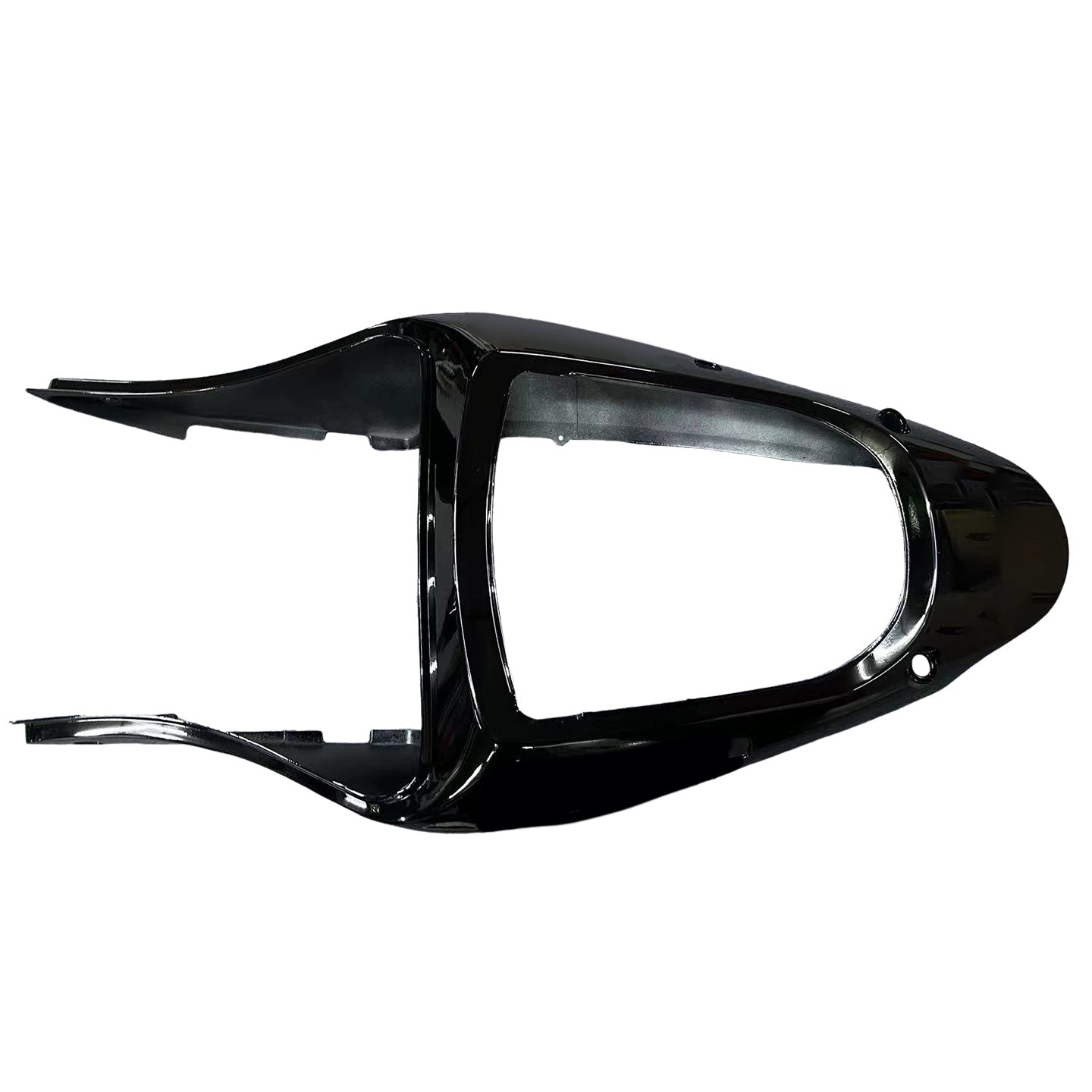 Amotopart Kawasaki 2000-2002 Zx6R 636/ZZR600 2005-2008 フェアリング ブラック&ホワイト キット