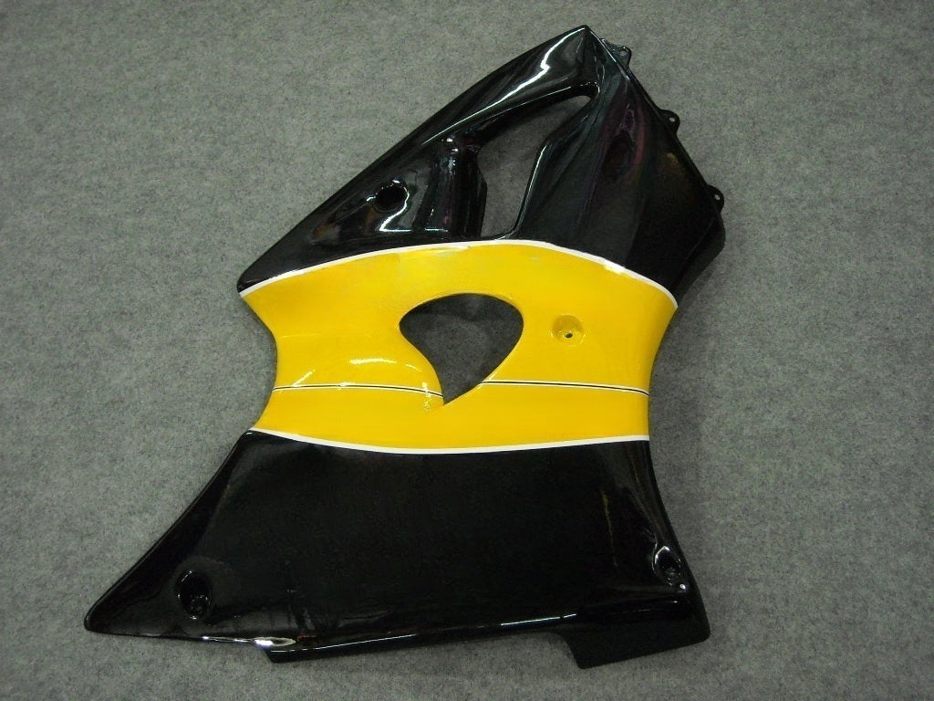 Amotopart Kawasaki 2000–2002 ZX6R 636 & 2005–2008 ZZR600 schwarzes Verkleidungsset