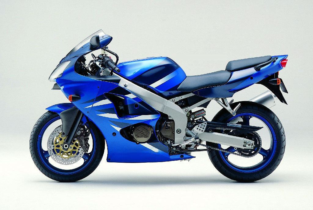 Amotopart 2000-2002 Kawasaki ZX6R 636 & 2005-2008 Kawasaki Zzr600 Bue Fairing Kit