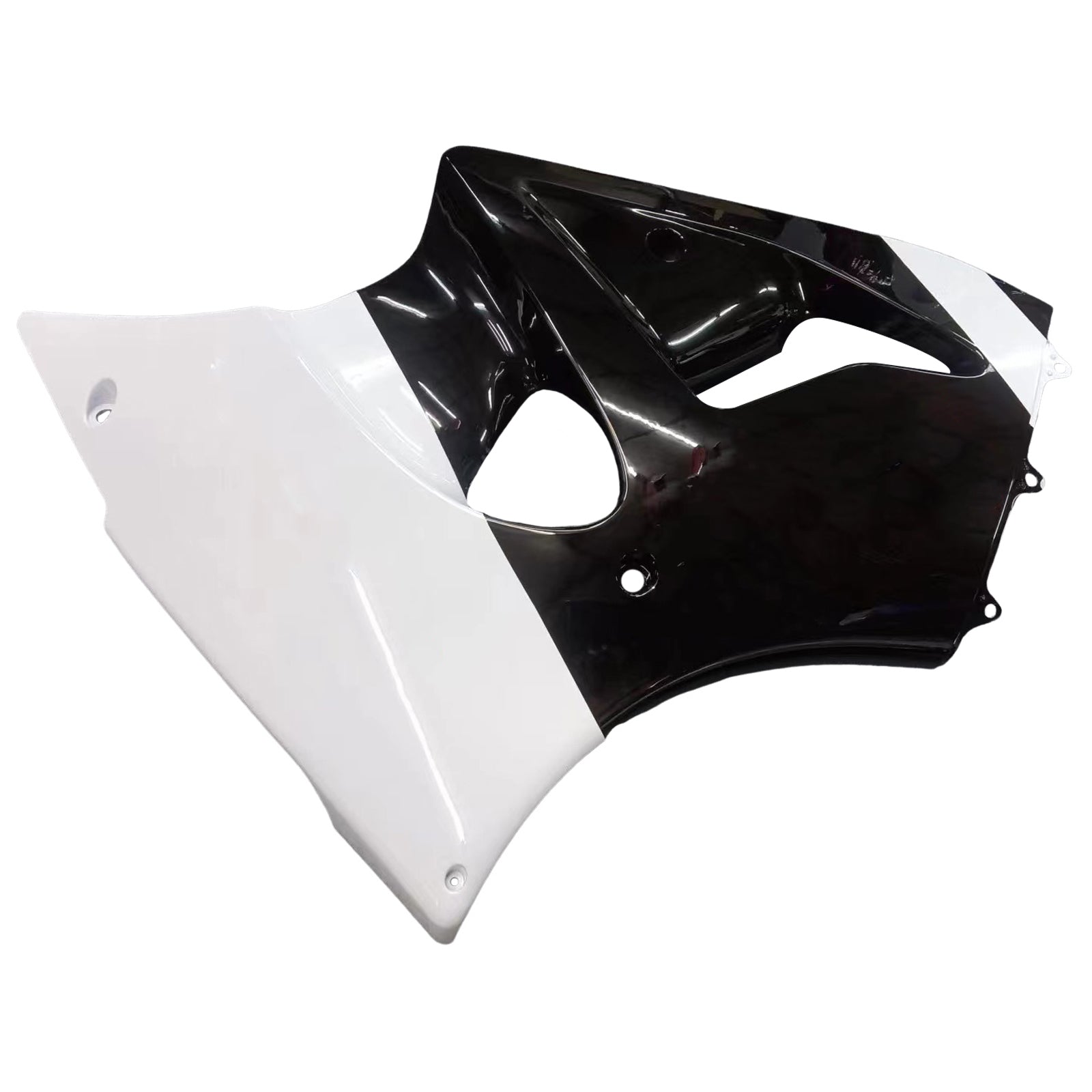 Amotopart Kawasaki 2000-2002 Zx6R 636/ZZR600 2005-2008 Wit Zwart Kuipset