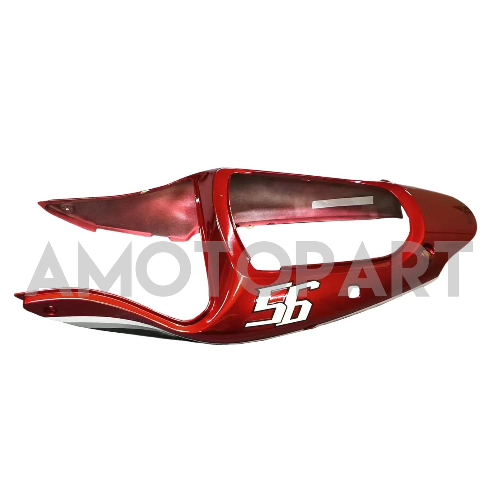 Amotopart 2000–2002 Kawasaki ZX6R 636 & 2005–2008 Kawasaki ZZR600 Rot Schwarz & Logo-Verkleidungssatz