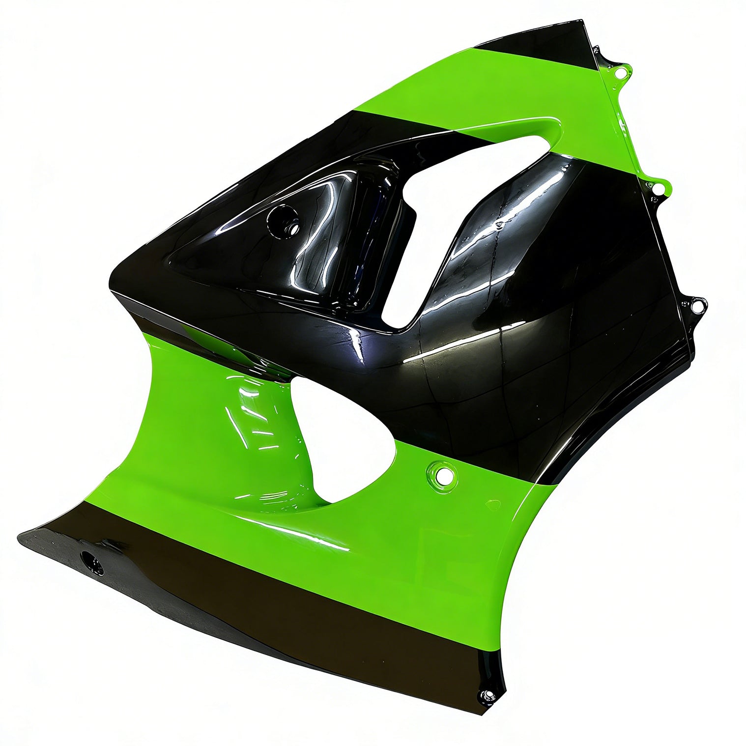 Amotopart 2000-2002 Kawasaki ZX6R 636 & 2005-2008 Kawasaki ZZR600 Green Fairing Kit