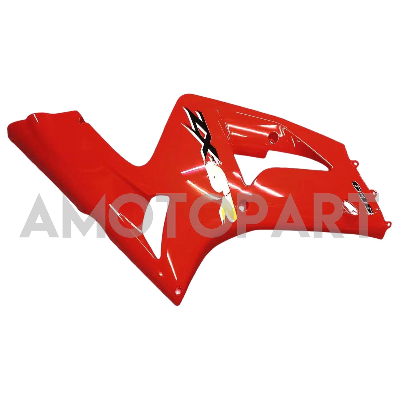 Amotopart 2003-2004 Kawasaki ZX6R Verkleidung Red Kit