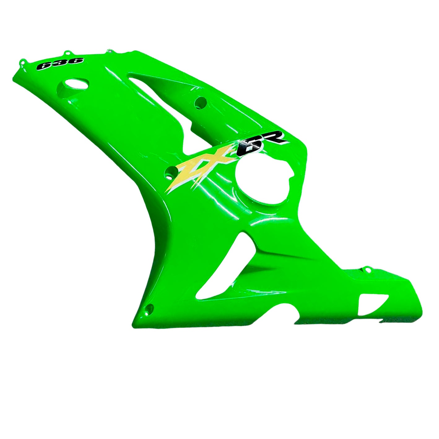 Amotopart 2003-2004 Kawasaki ZX6R Fairing Green Kit