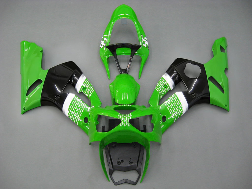 Zelená sada kapotáže Amotopart Kawasaki ZX6R 2003-2004