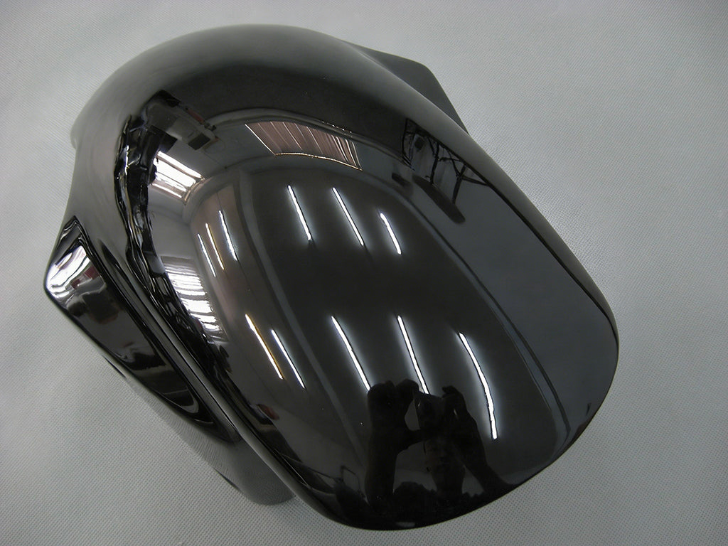 Amotopart 2003-2004 Kawasaki ZX6R Fairing Black&White Kit