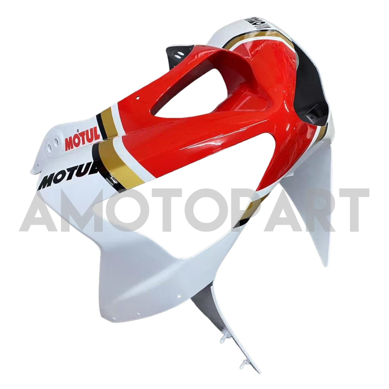 Amotopart 2003-2004 Kawasaki ZX6R Fairing Multi White&Red Kit