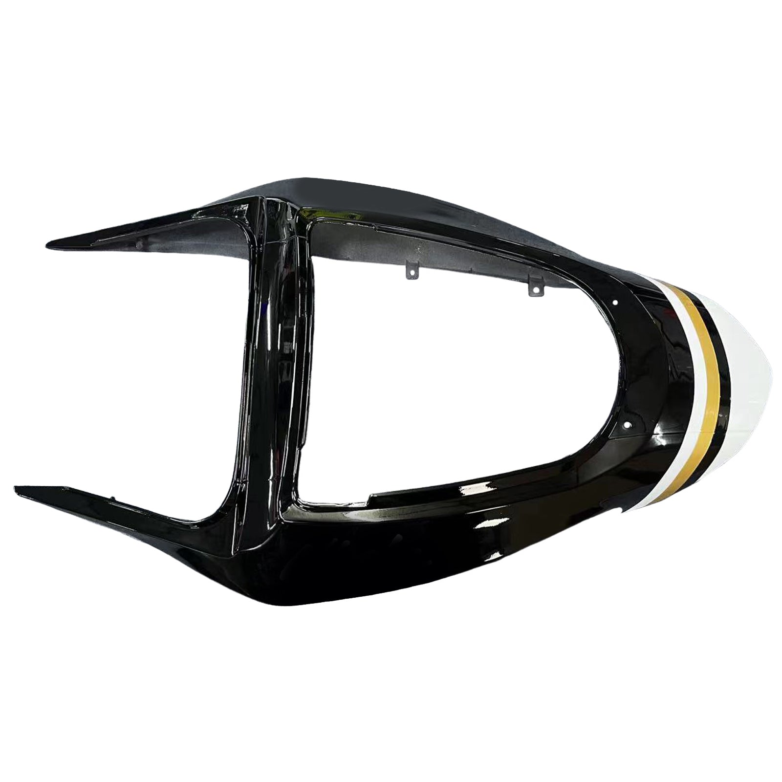 Amotopart 2003-2004 Kawasaki ZX6R Fairing Multi White Kit