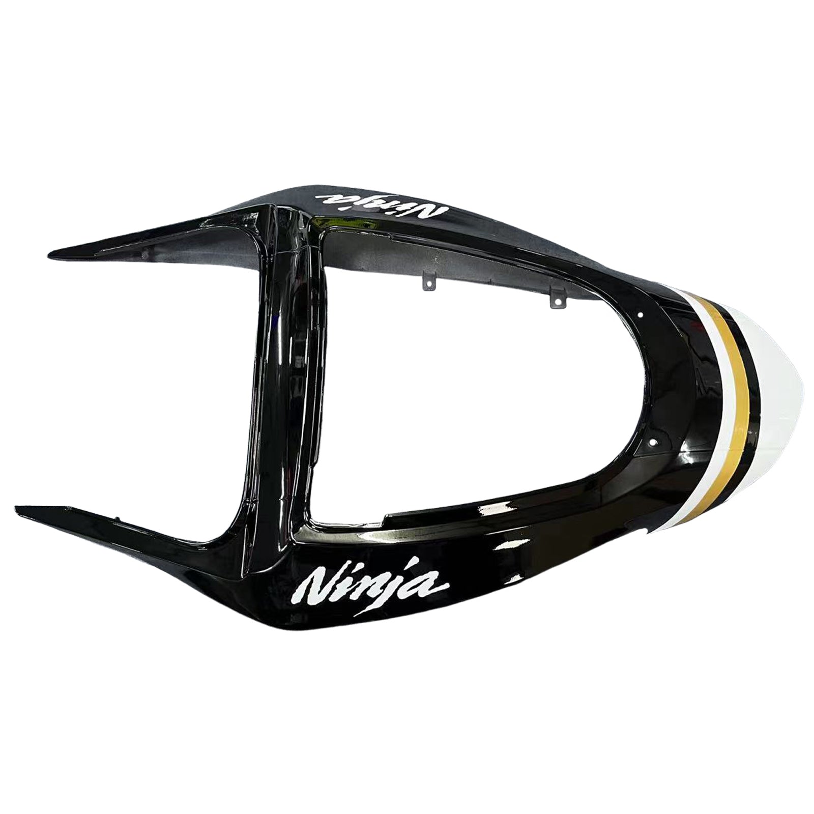 Amotopart 2003–2004 Kawasaki ZX6R Verkleidungsset, mehrfarbig, Weiß