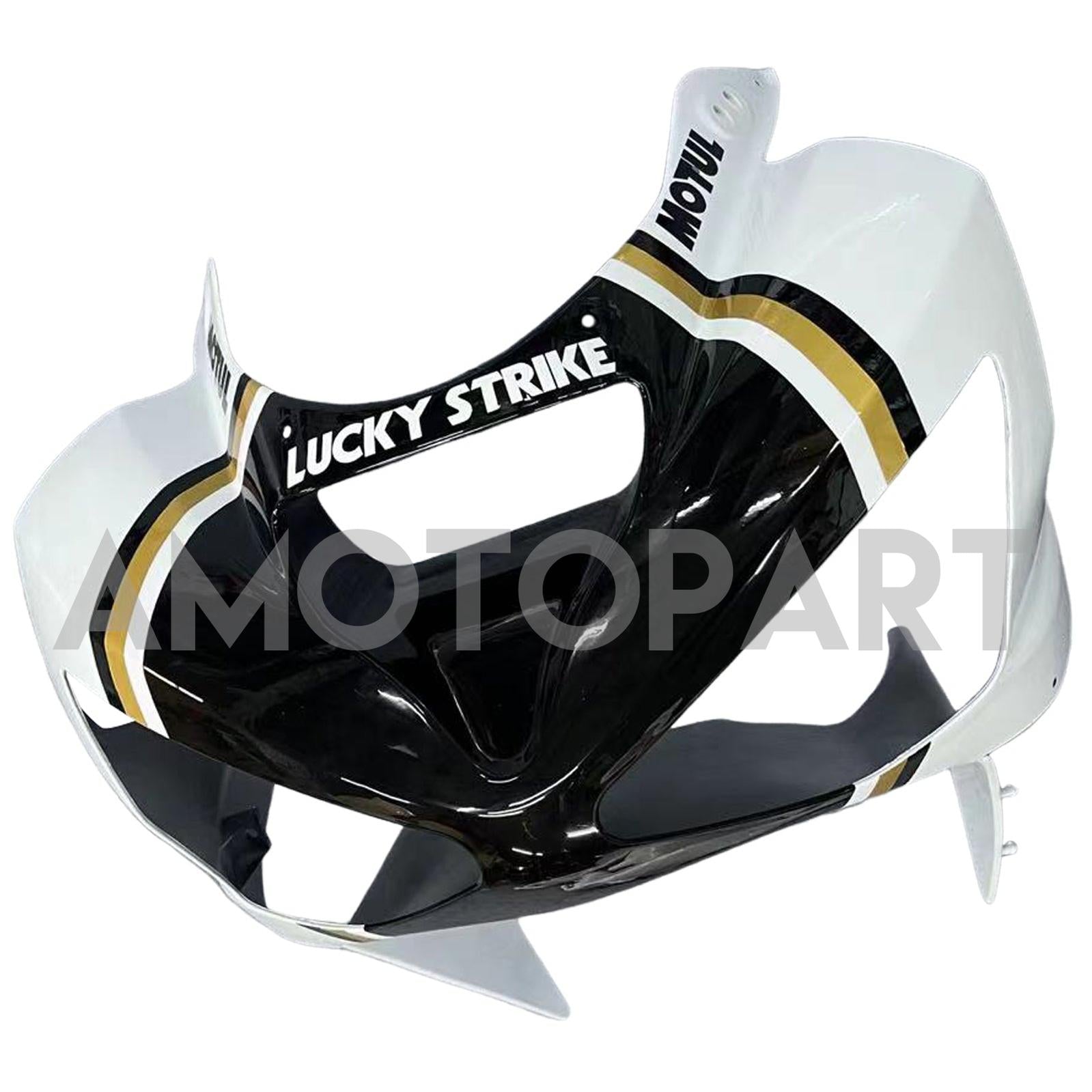 Amotopart 2003-2004 Kawasaki ZX6R Fairing Multi White Kit