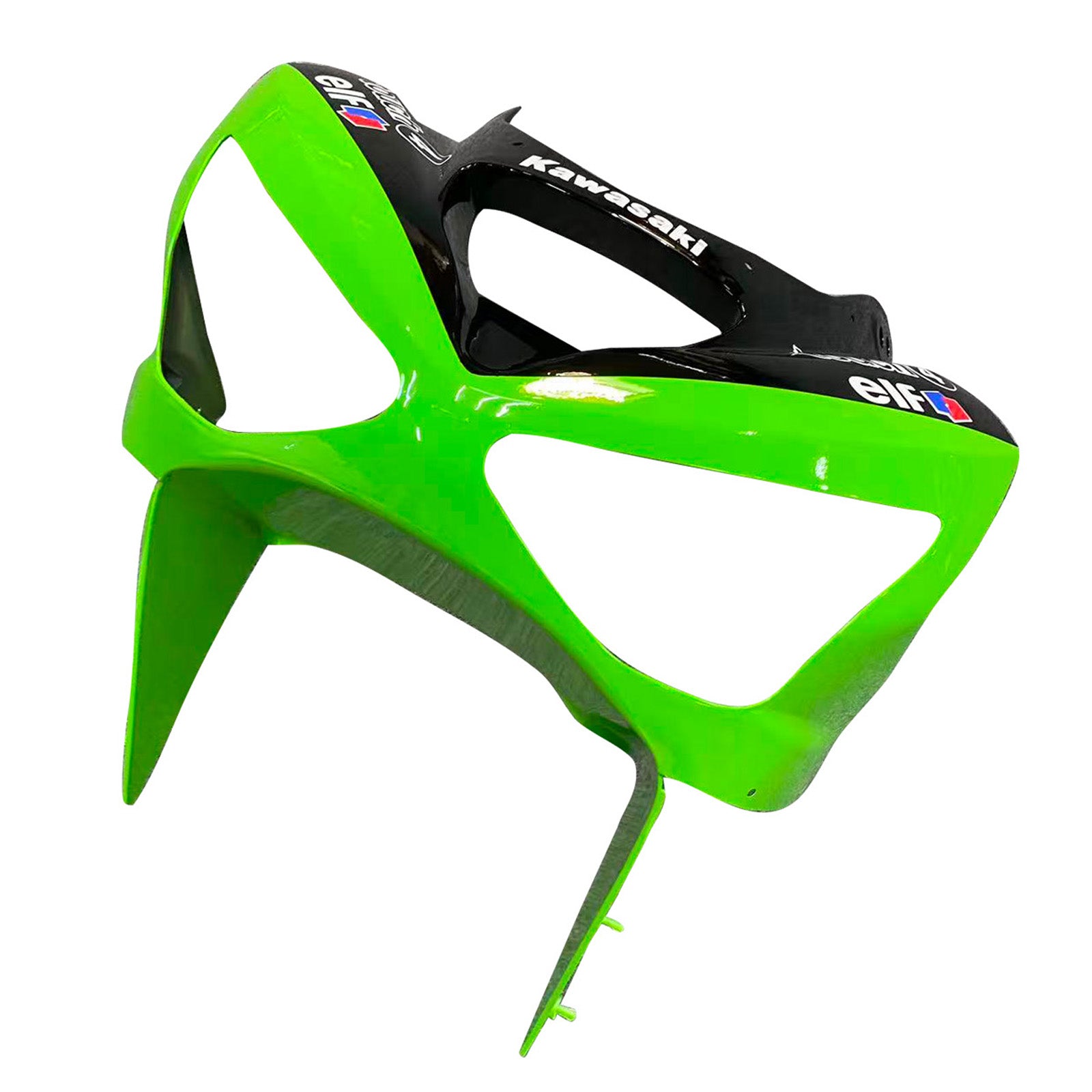Amotopart 2003-2004 Kawasaki ZX6R Fairing Green & Black Kit