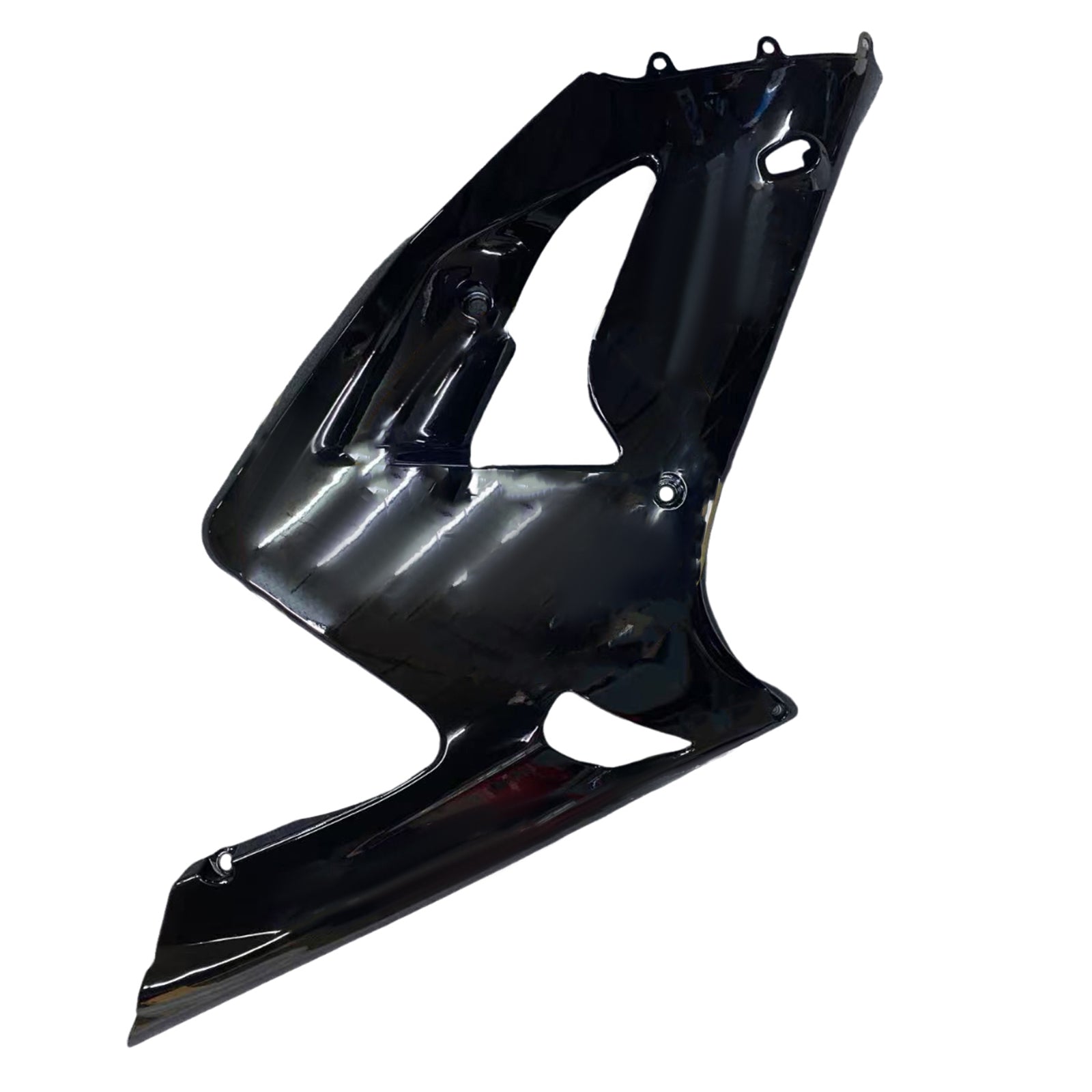 Amotopart 2003-2004 Kawasaki Zx6R 636 ブラック ホワイト フェアリングキット