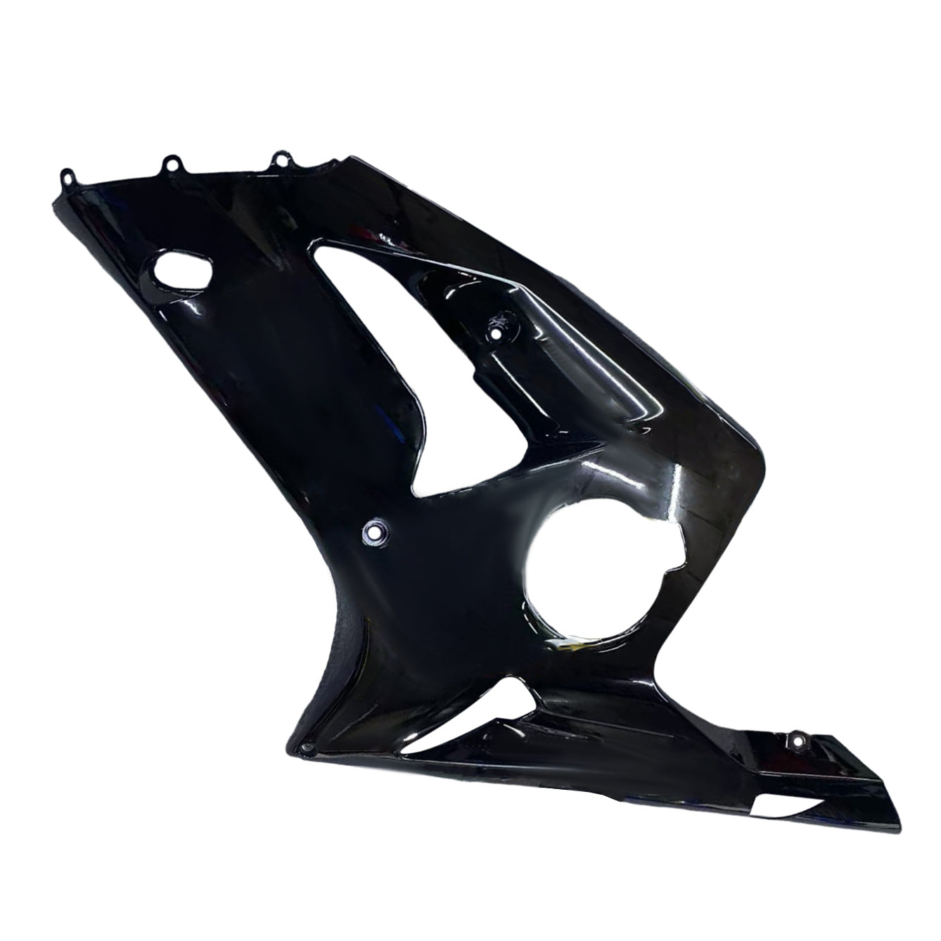 Amotopart 2003-2004 Kawasaki Zx6R 636 ブラック ホワイト フェアリングキット