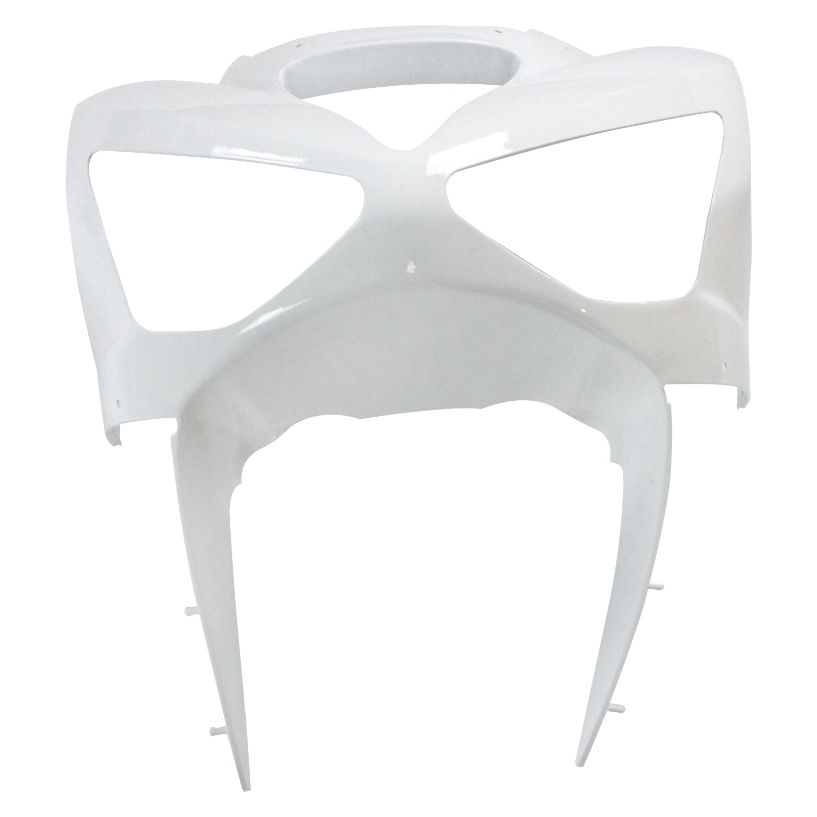 Amotopart 2003-2004 Kawasaki Zx6R 636 White Fairing Kit