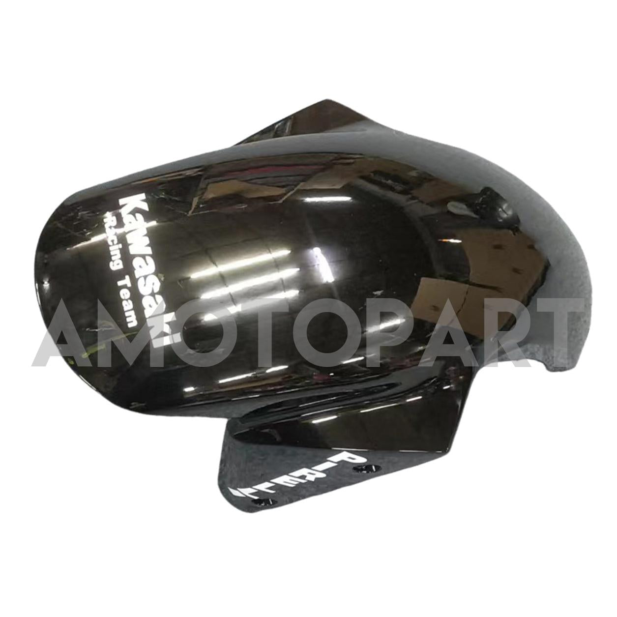 Amotopart 2003-2004 ZX6R 636 Kawasaki Kit carena verde e nero stile 1