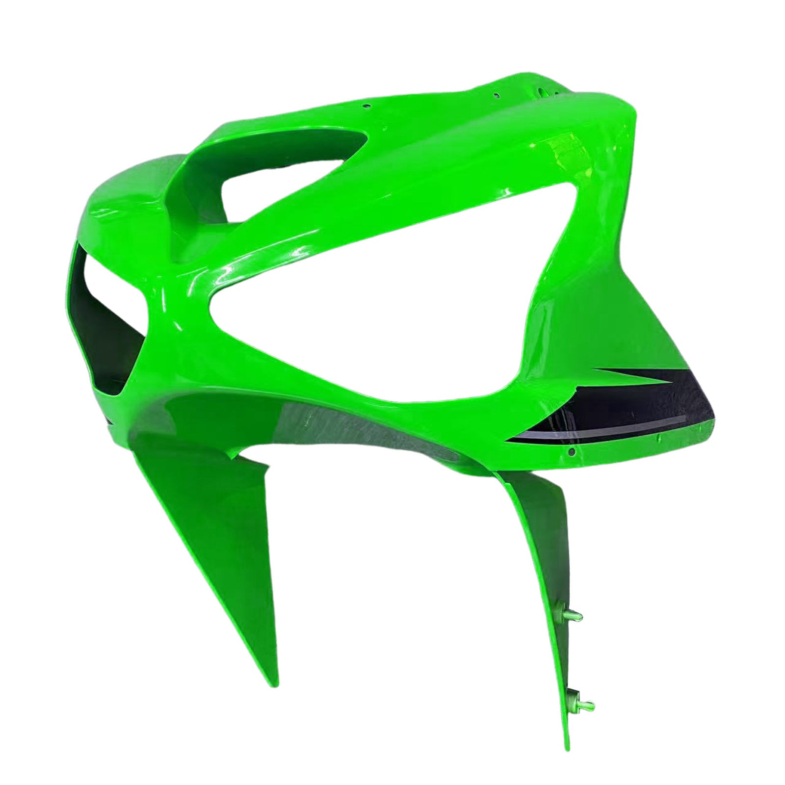 Amotopart 2003-2004 ZX6R 636 Kawasaki Grün&Schwarzes Style6 Verkleidungsset