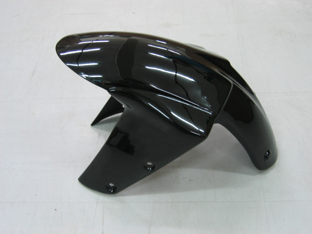 Amotopart 2005-2006 Kawasaki ZX6R 636 Black Green Fairing Kit
