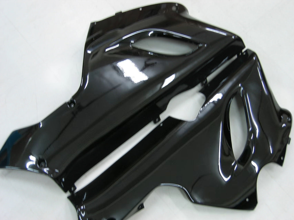 Amotopart 2005-2006 Kawasaki ZX6R 636 Black Green Fairing Kit