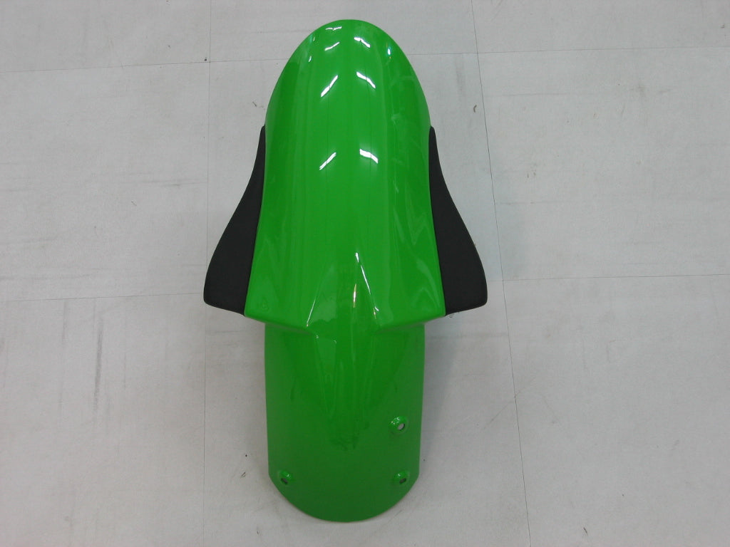 Amotopart 2005-2006 Kawasaki ZX6R 636 Green Black Fairing Kit