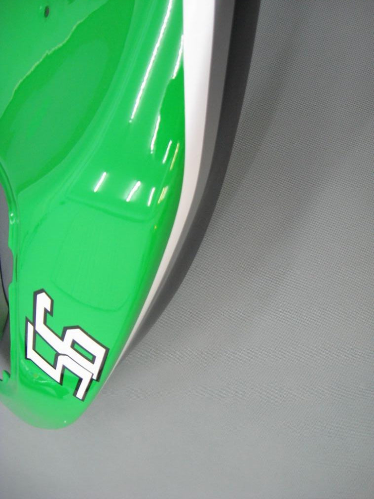 Amotopart 2005–2006 Kawasaki ZX6R 636 Schwarz & Grünes Verkleidungsset
