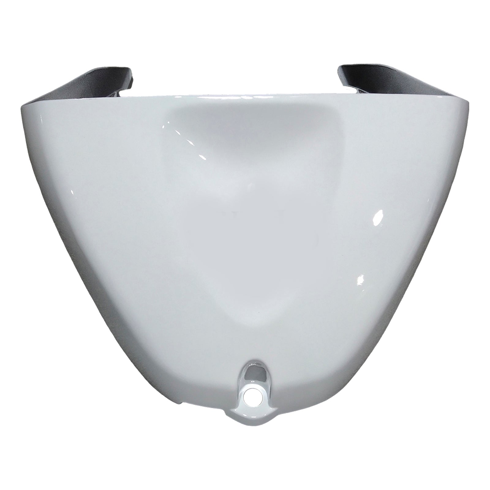 Amotopart 2005-2006 Kawasaki ZX6R 636 White Black Fairing Kit