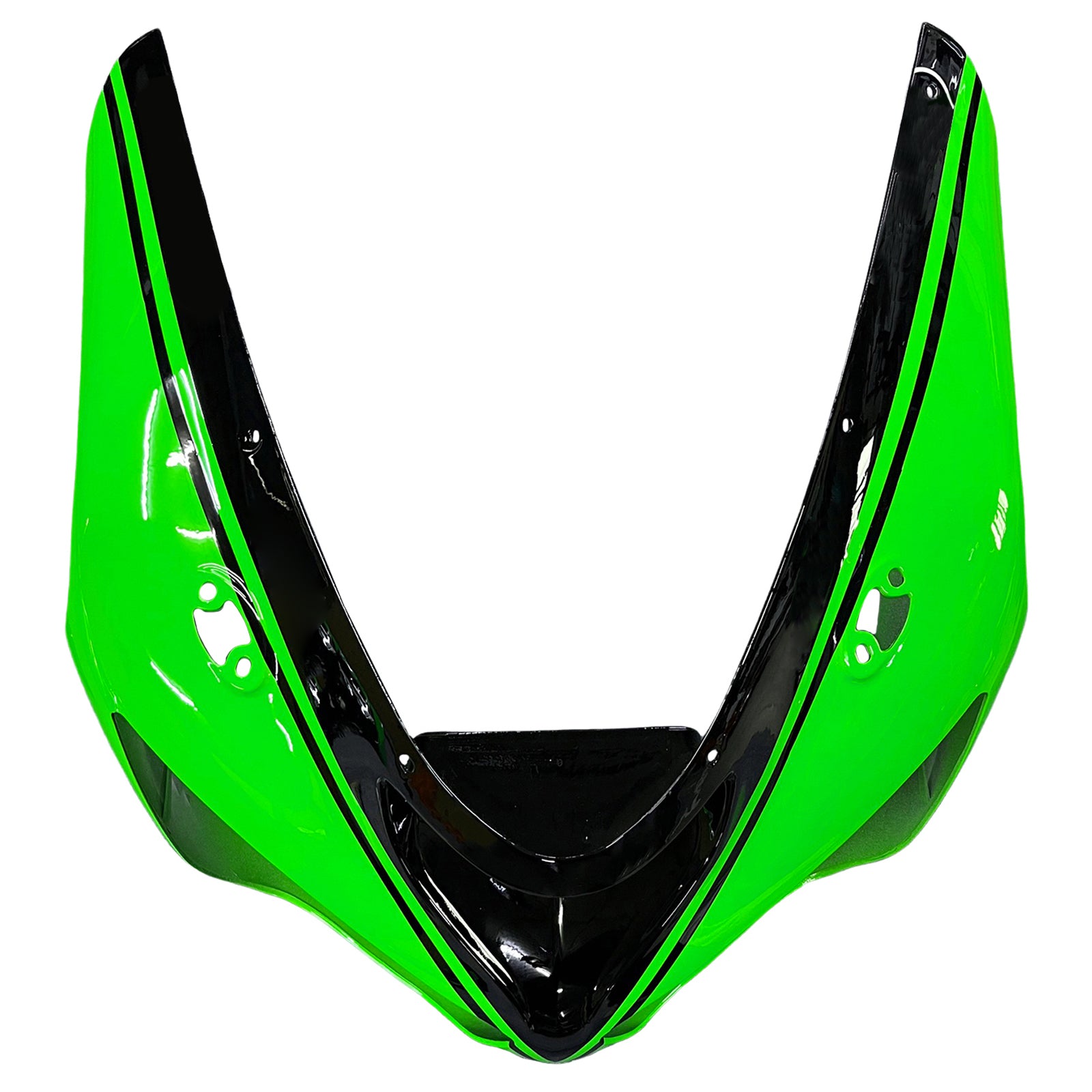 Amotopart 2005–2006 Kawasaki ZX6R 636 Schwarz Grün Verkleidungsset