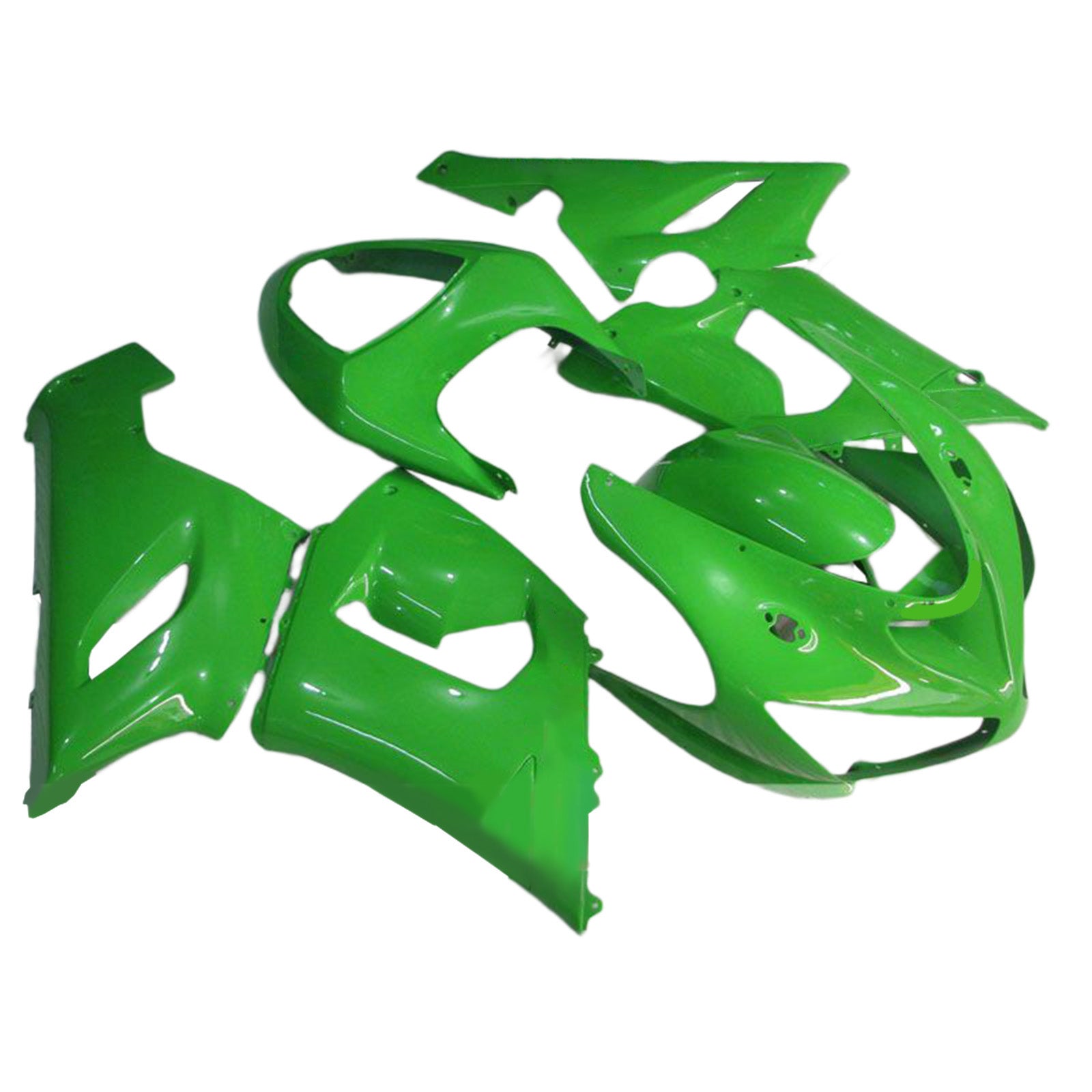 Amotopart 2005-2006 Kawasaki ZX6R 636 Rádií zelená souprava