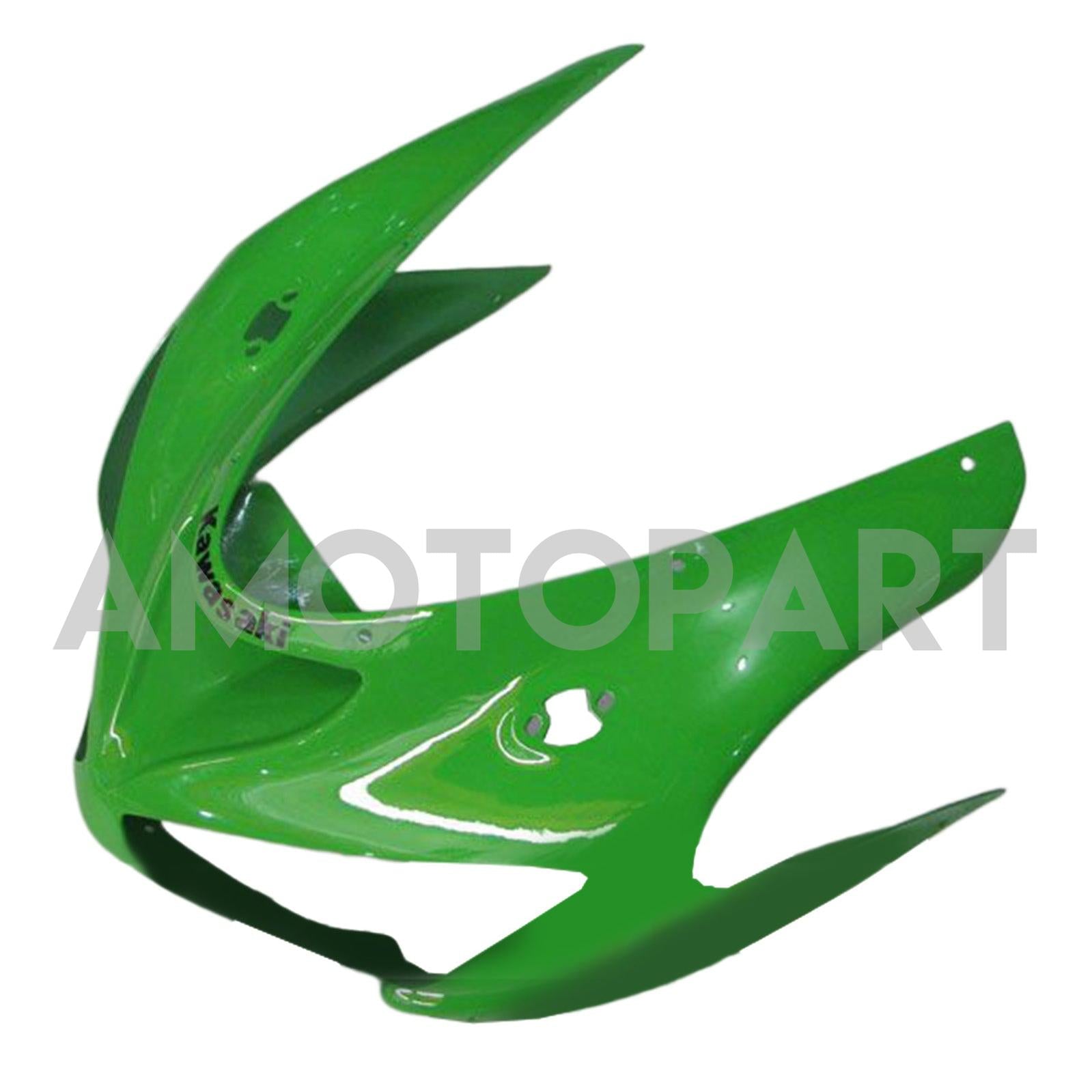 Amotopart 2005-2006 Kawasaki ZX6R 636 Fairing Green Kit