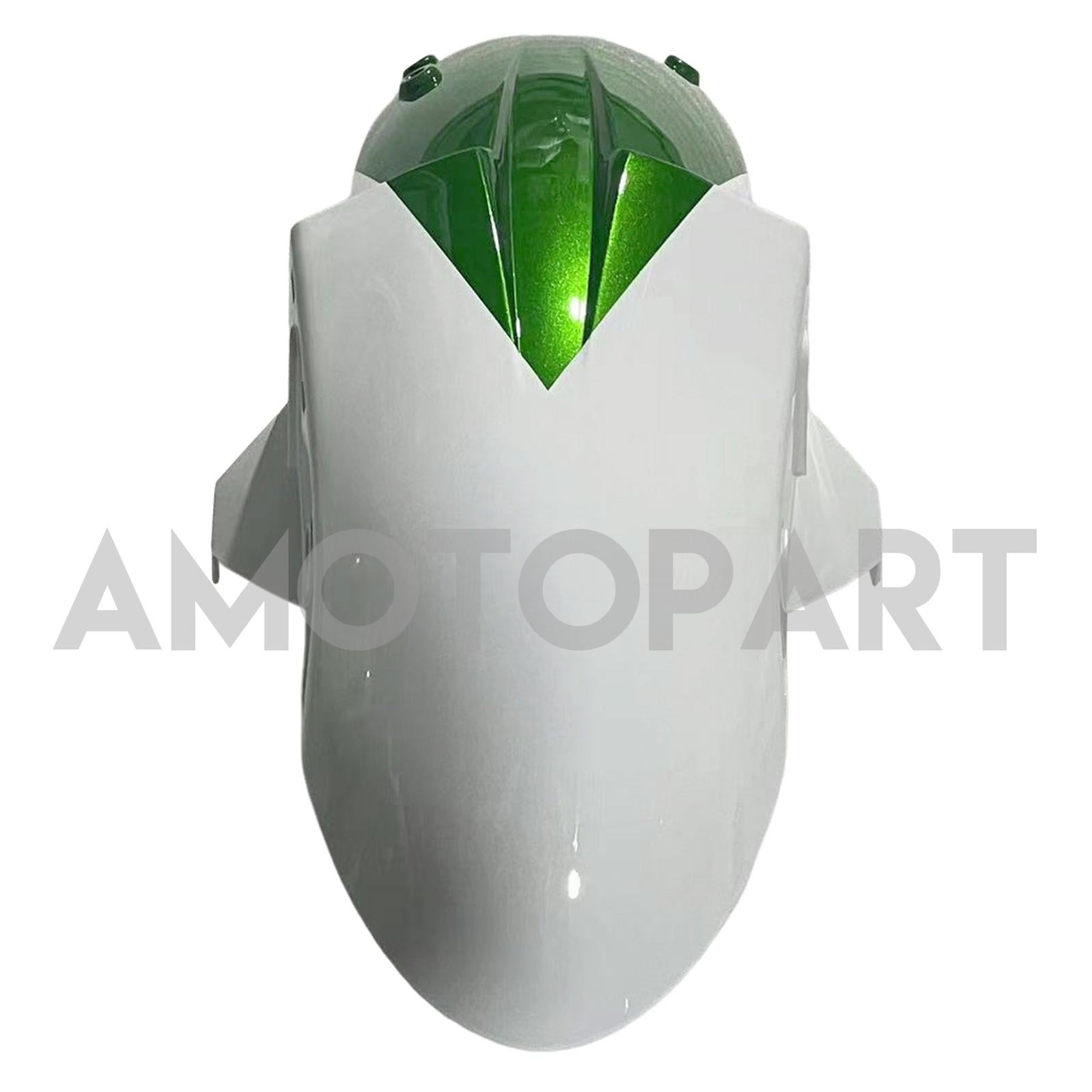 Amotopart 2005-2006 Kit carena Kawasaki ZX6R 636 bianco e verde