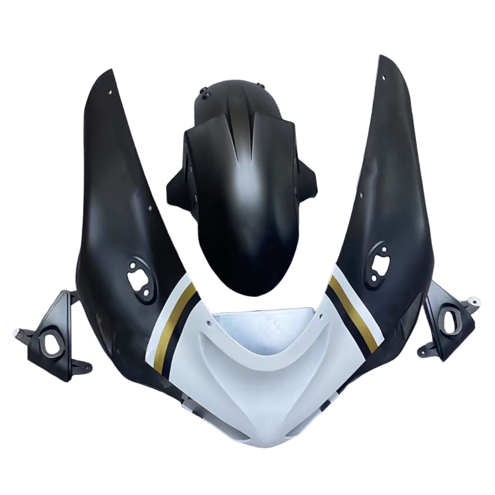 Amotopart 2005-2006 Kawasaki ZX6R 636 イエロー フェアリングキット