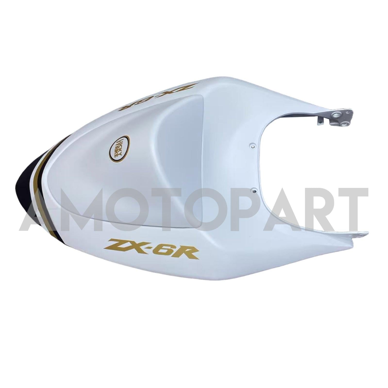 Amotopart 2005-2006 Kawasaki ZX6R 636 Mattes Schwarzweißkit