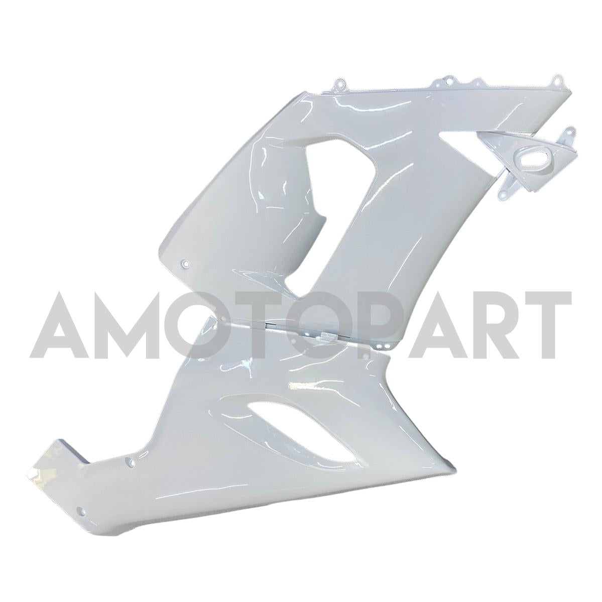 Amotopart Kawasaki 2005-2006 ZX6R 636 Kit de carenagem branca