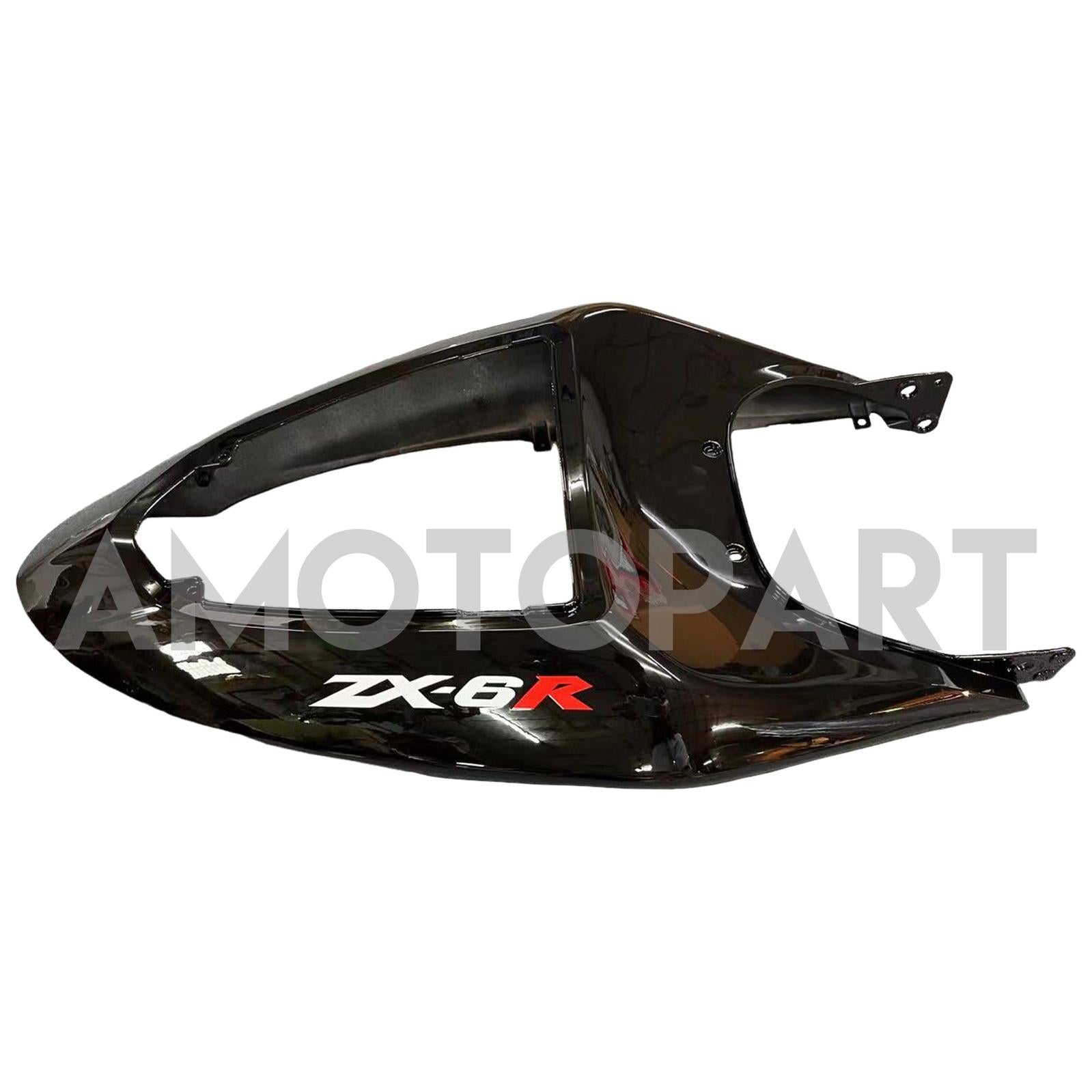 Amotopart Kawasaki 2005-2006 ZX6R 636 Red Black Fearing Kit
