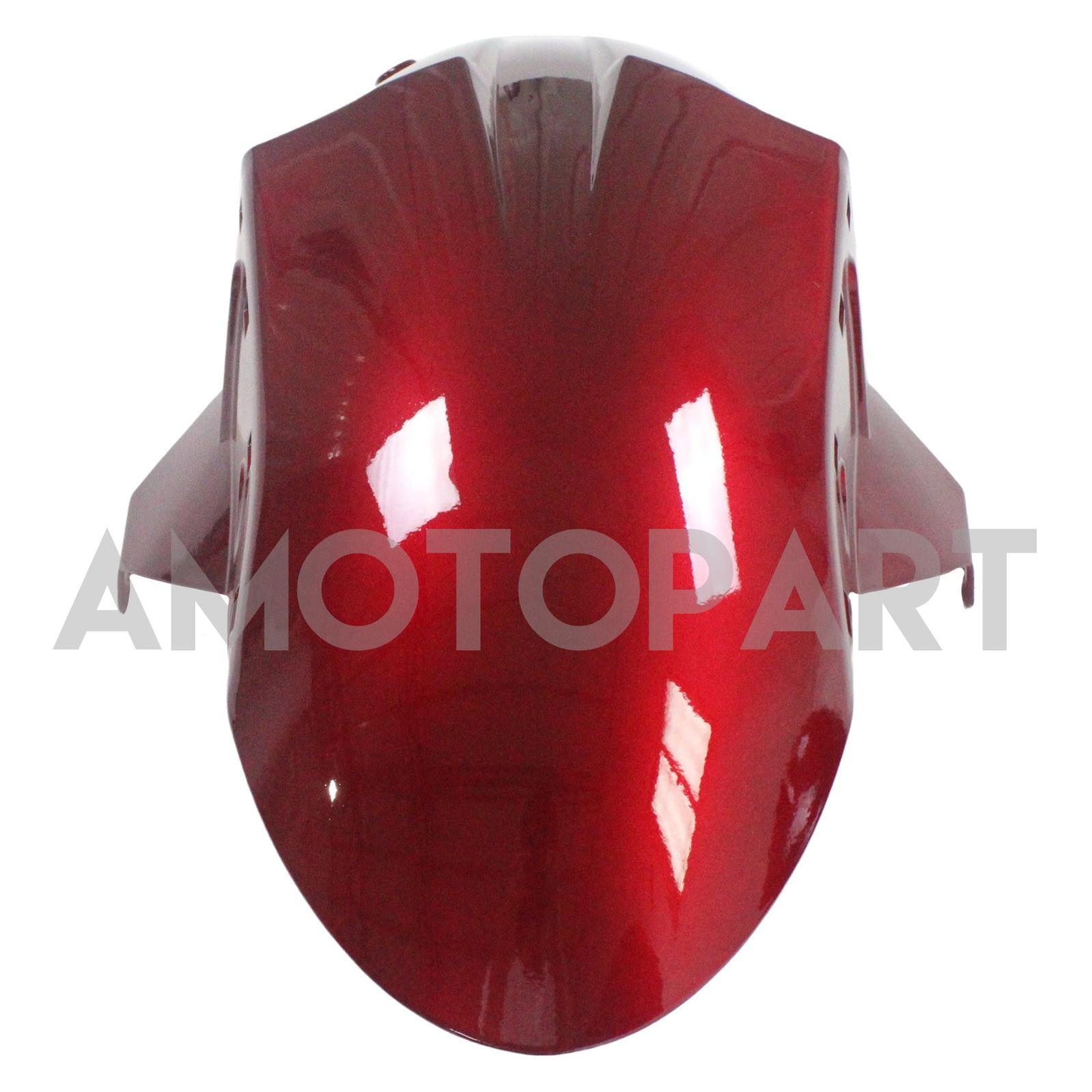 Amotopart Kawasaki 2005-2006 ZX6R 636 Schwarzes Rotverkleidungskit