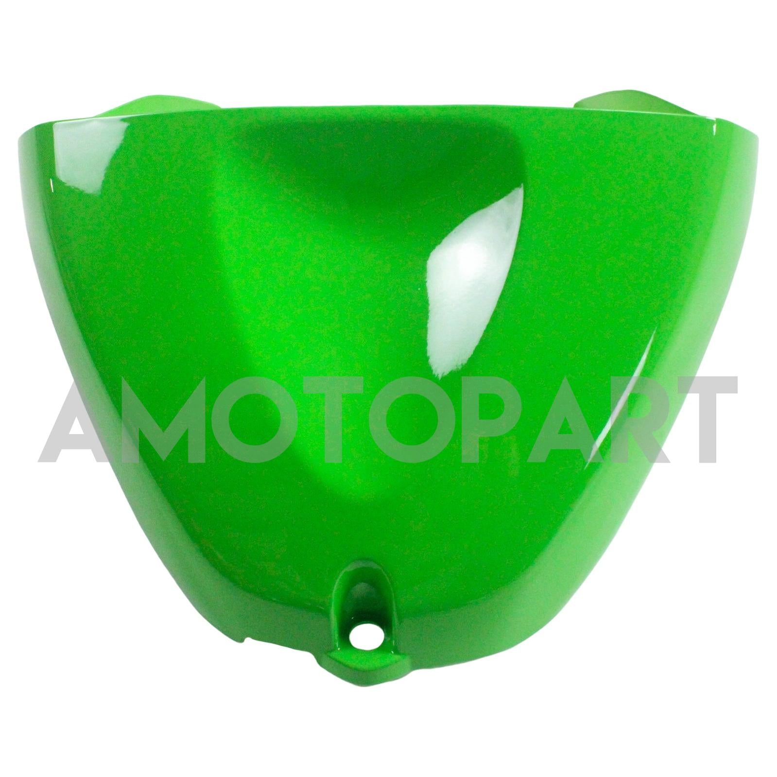 Amotopart Kawasaki 2005-2006 ZX6R 636 Green Black Fairing Kit