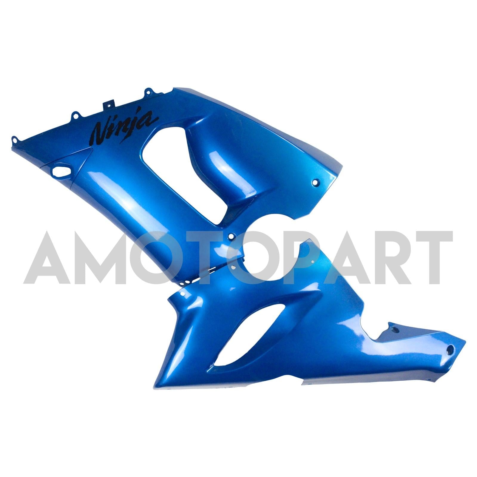AMOTOPART KAWASAKI 2005-2006 ZX6R 636 GLOSS BLAUWE KUIST KIT