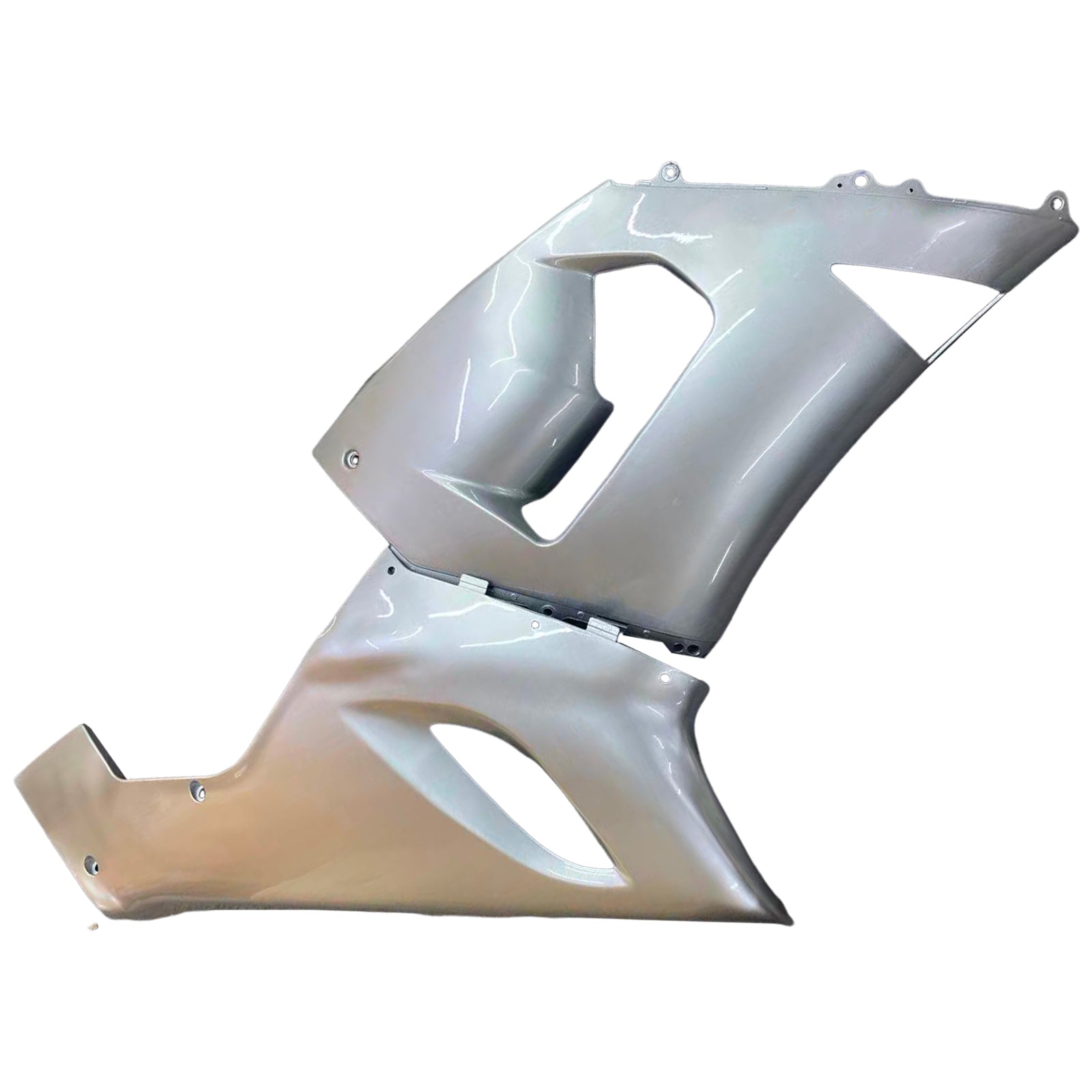 Amotopart Kawasaki 2005-2006 ZX6R 636 Sliver Fairing Kit