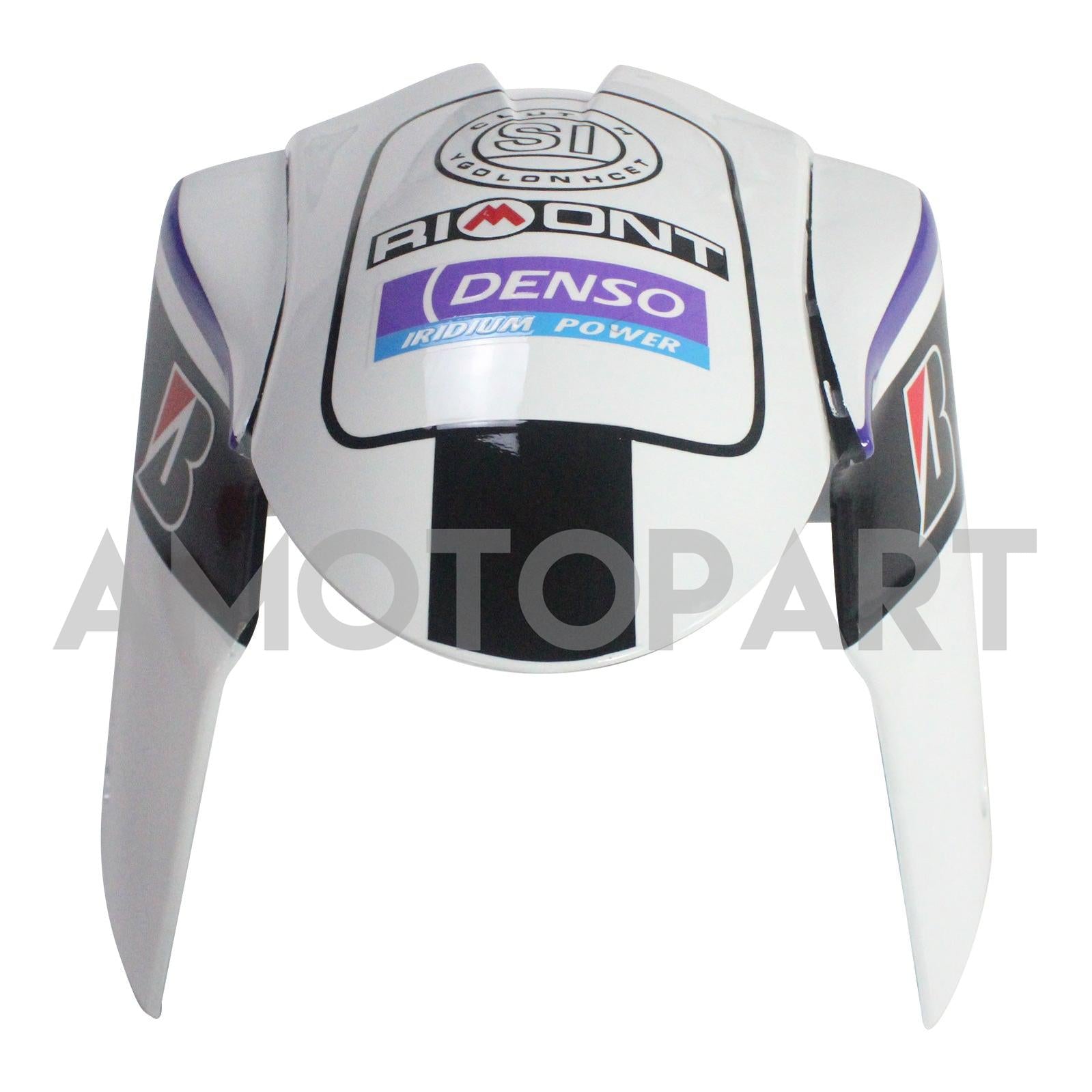 Amotopart Kawasaki 2005-2006 ZX6R 636 Black White Playboy Fairing Kit