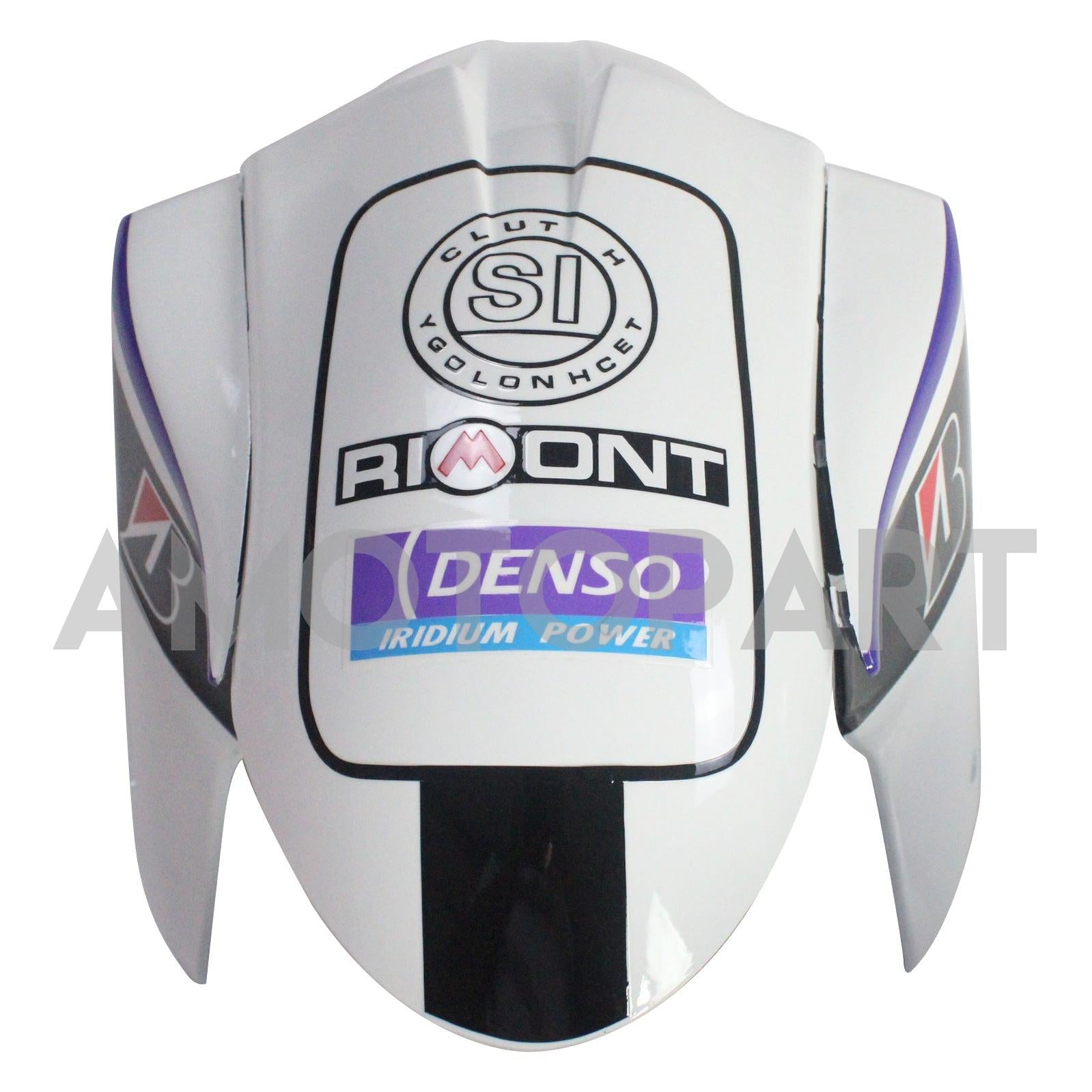 Amotopart Kawasaki 2005-2006 ZX6R 636 Black White Playboy Fairing Kit