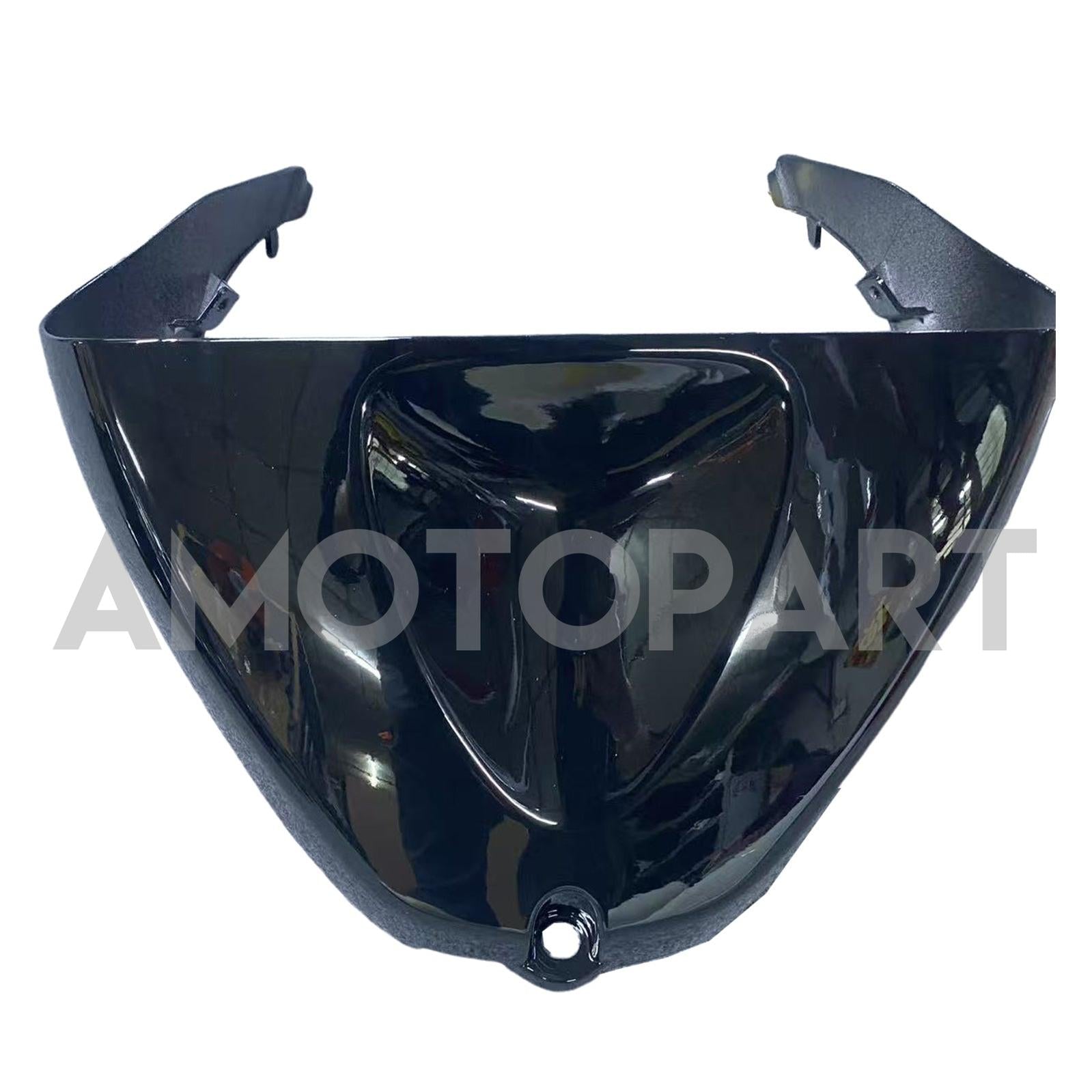 Amotopart 2005-2006 Kawasaki ZX6R 636 Glossy Black Red Yellow Fairing Kit