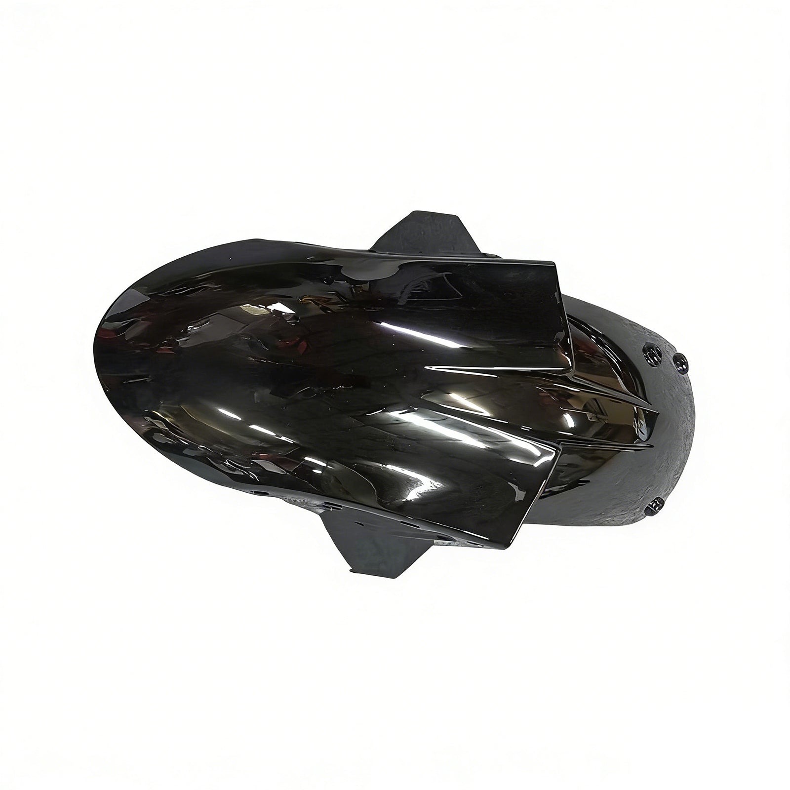 Amotopart 2007-2008 Kawasaki ZX6R 636 Black White Fairing Kit
